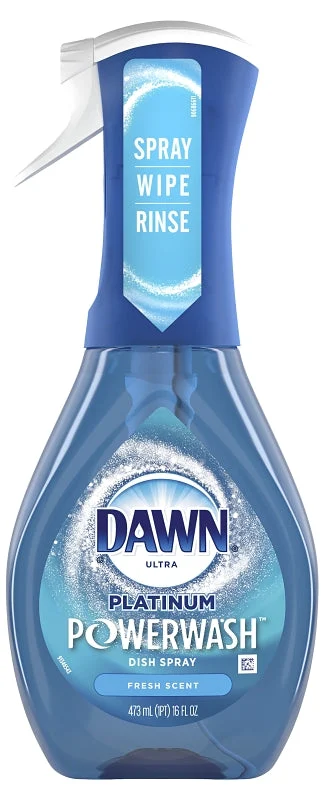 Dawn Platinum 52364 Dish Soap Spray, 16 oz Bottle, Liquid, Fresh, Colorless