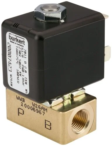 Solenoid Valve NPT 1/8'' NO Brass FKM 0-10bar/145psi 24VDC 7011 20049814