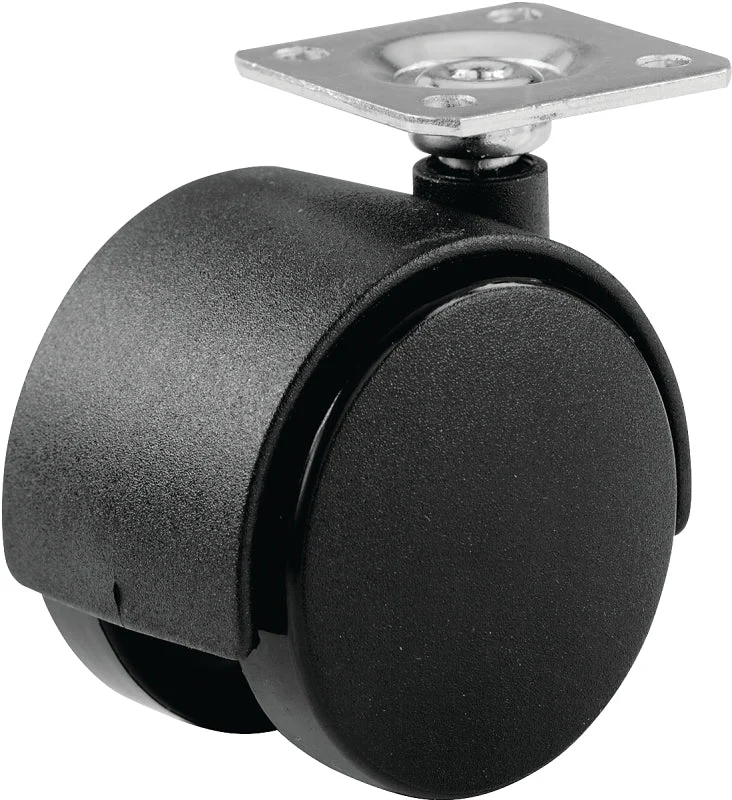 Shepherd Hardware 9417 Swivel Caster, 1-1/2 x 1-1/2 in Plate, 2.1 in L x 4.6 in W x 6.6 in H Dimensions, 1/CD