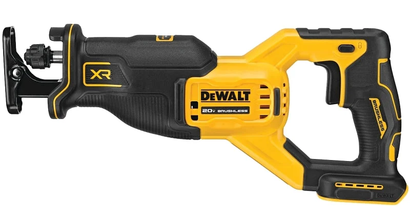 DEWALT XR 20V MAX Series DCS382B Reciprocating Saw, Tool Only, 20 V, 1-1/8 in L Stroke, 0 to 3200 spm