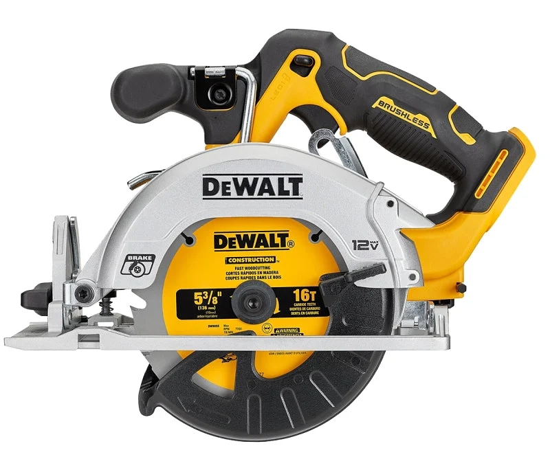 DEWALT XTREME Series DCS512B Cordless Circular Saw, Tool Only, 12 V, 5-3/8 in Dia Blade, 0 to 50 deg Bevel