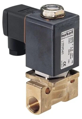 Solenoid Valve G1/2'' NC Brass FKM 0-1.5bar/22psi 230VAC Vacuum 255 139005