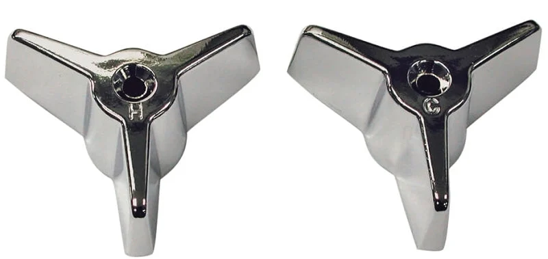 Danco 88432 Faucet Knob Handle, Zinc, Chrome-Plated, For: American Standard Colony Two Handle Tub/Shower Faucets