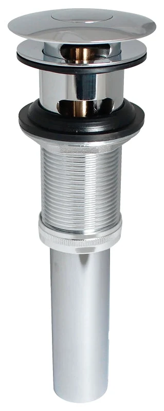 Stylewise K820-75 Pushbutton Sink Drain, 1-1/4 in Connection, Brass