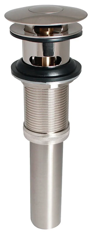 Stylewise K820-75BN Pushbutton Sink Drain, Brass
