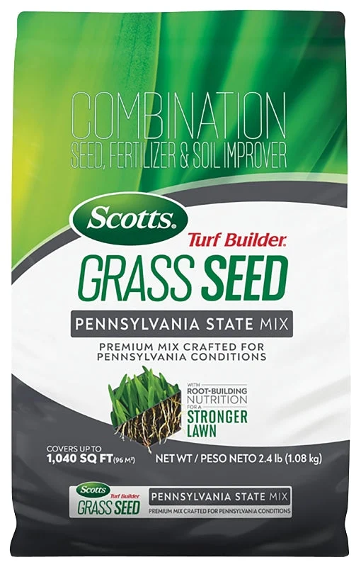 Scotts Turf Builder 18399 Grass Seed, 2.4 lb Bag