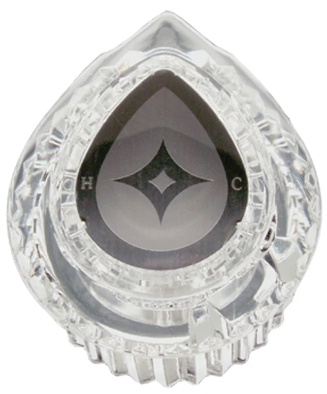 Danco 10302 Faucet Knob Handle, Acrylic, For: Moen Posi-Temp Single Handle Tub/Shower Faucets