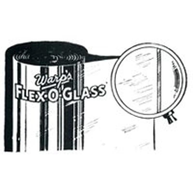 Warp's Flex-O-Glass Series NFG-3625 Window Film, 25 yd L, 36 in W, 4 mil Thick Material, Plastic, Clear