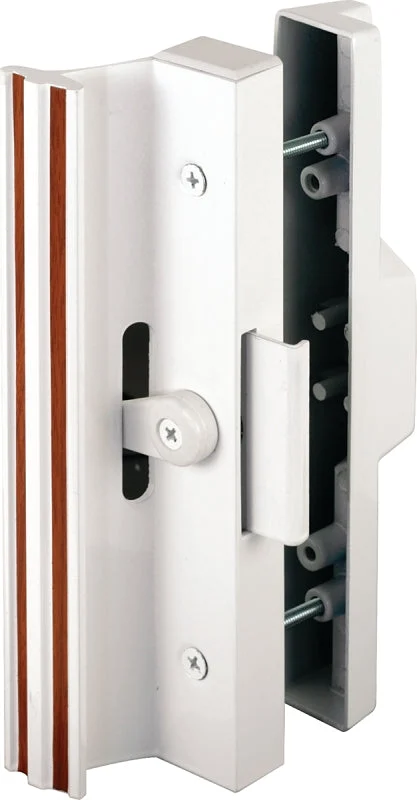 Prime-Line C 1116 Handleset, Aluminum, Painted, For: 1 to 1-1/2 in THK Glass Sliding Doors