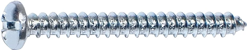 Midwest Fastener 03178 Screw, #8 Thread, Coarse Thread, Pan Head, Diamond Point, 100/PK, 1 in L Under Head