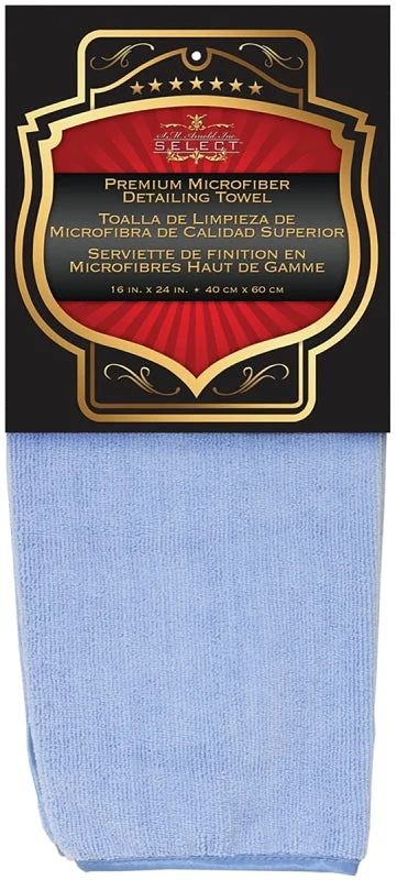 SM Arnold 25-859 Cleaning Towel, Microfiber Cloth, Blue