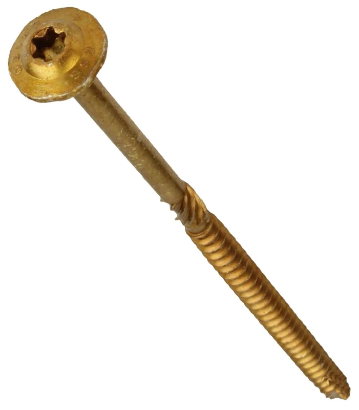 GRK Fasteners RSS 12151 Structural Screw, 1/4 in Thread, 1-1/2 in L, Washer Head, Star Drive, Steel, 50 PK