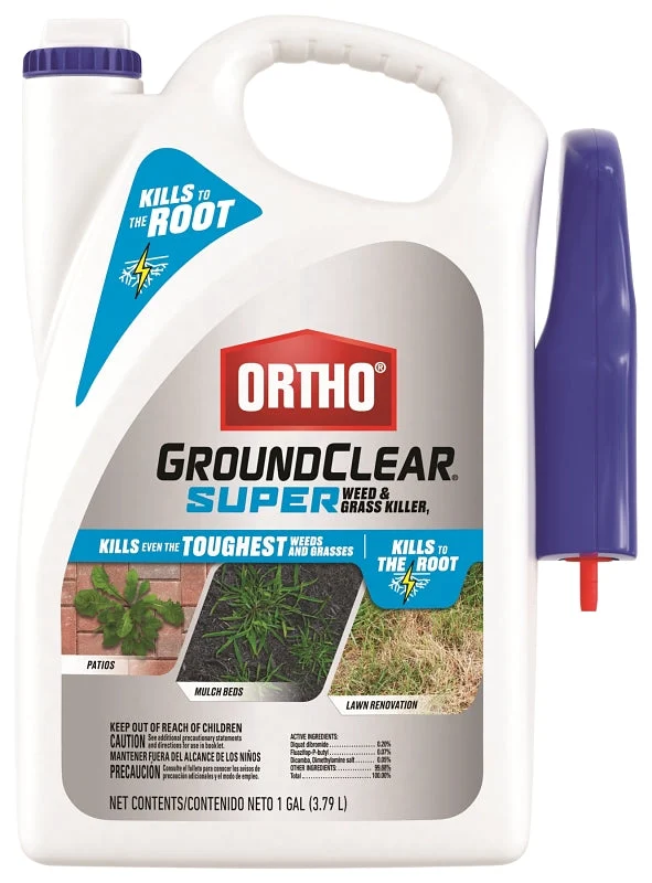 Ortho 4652605 Weed and Grass Killer, Liquid, Light Yellow, 1 gal Jug