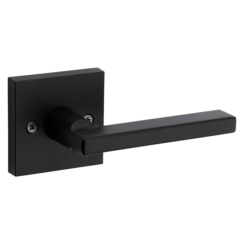 Kwikset Signature Series 788HFL SQT 514 CP Dummy Lever, Matte Black, Halifax Lever Handle, Zinc, Residential, 3 Grade