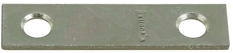 National Hardware N272-716 Mending Brace, 2 in L, 1/2 in W, Steel, Zinc, Screw, Pack of 40