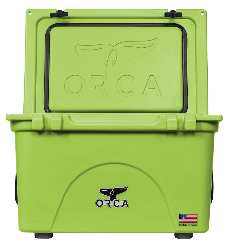 Orca ORCL040 Cooler, 40 qt Cooler, Lime, 10 days Ice Retention