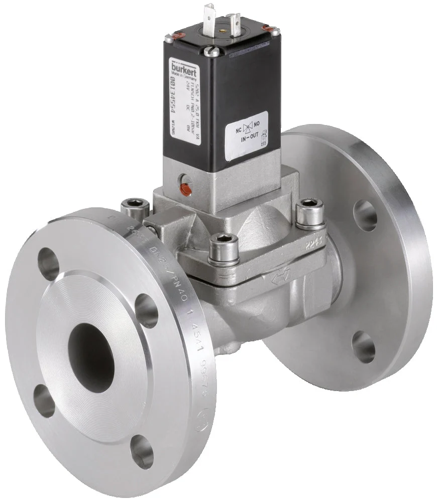 Flange DN25 Stainless Steel 110VAC Solenoid Valve 5282 134556