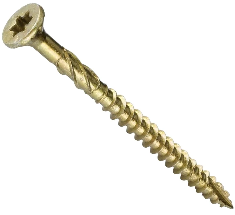 GRK Fasteners R4 96089 Screw, #12 Thread, 5-5/8 in L, W-Cut Thread, Countersunk Head, Star Drive, Steel, Climatek, 50