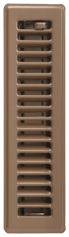 Imperial RG2000 Standard Floor Register, 11-3/4 in W Duct Opening, 2 in H Duct Opening, 3-1/2 in L, 13-1/4 in W