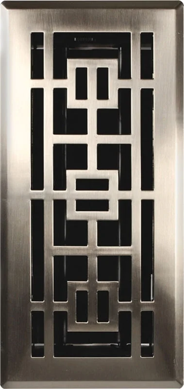 Imperial RG3294 Floor Register, 4 in H Duct Open