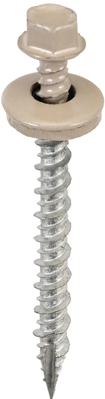 Acorn International SW-MW2TP250 Screw, Taupe, High-Low, Twin Lead Thread, Hex Drive, Type 17 Point, 250/BAG