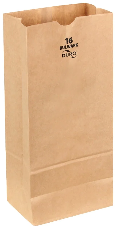 Duro Bag 71016 Series Heavy-Duty SOS Bag, 4-13/16 in W, 7-3/4 in L, Virgin Paper, Kraft