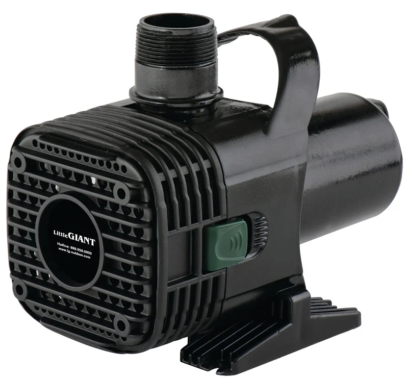 Little Giant 566725 Wet Rotor Pump, 1.25 A, 115 V, 1/2 in Connection, 2772 gph, Horizontal, Vertical
