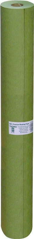 Trimaco 12218 Masking Paper, 180 ft L, 18 in W, Green