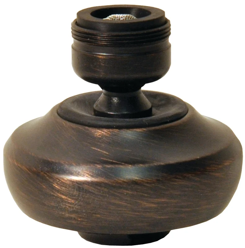 Danco 10503 Swivel Sprayrator, 15/16 x 55/64 in Male x Female Thread, Brass, Oil-Rubbed Bronze, 1.5 gpm