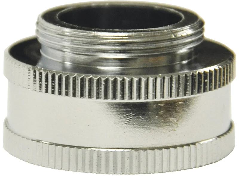 Danco 10511 Washing Machine Adapter, 3/4 x 55/64 in, GHTF x Male, Brass, Chrome-Plated