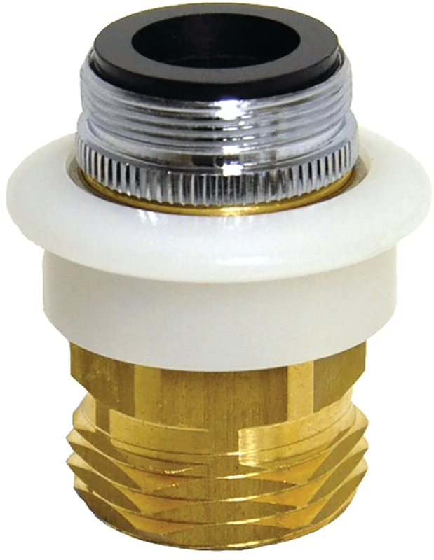 Danco 10521 Dishwasher Adapter, 15/16 x 55/64 x 3/4 in, Male/Female x GHTM, Brass, Chrome-Plated