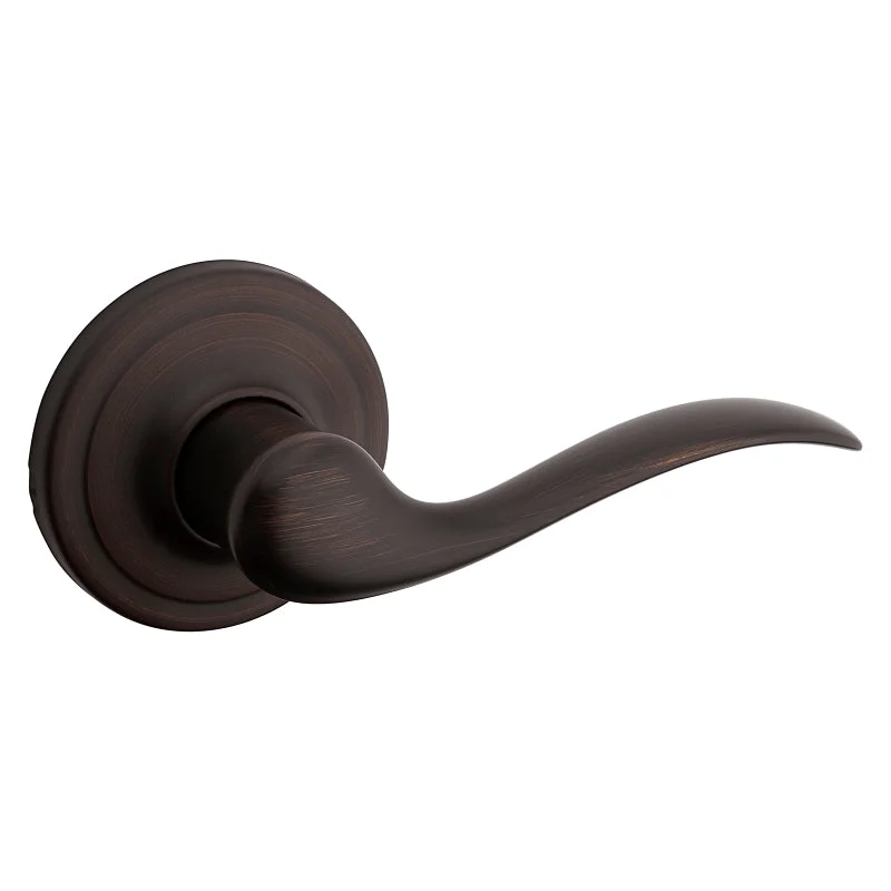 Kwikset Signature Series 720TNL11PRCALRCS Passage Lever, 2-3/32 in Projection, 2-1/4 in Strike, 1 x 2-1/4 in Faceplate