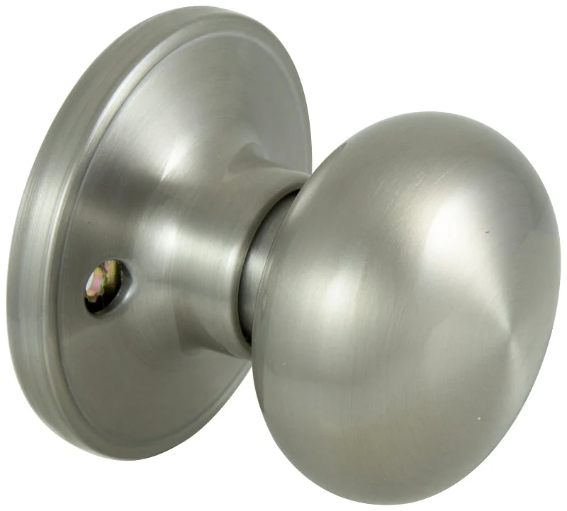ProSource TFX240V-PS Dummy Knob, TF Design, Satin Nickel, 1-3/8 to 1-3/4 in Thick Door, Stainless Steel