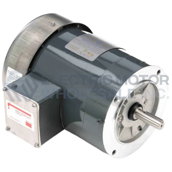 1/2HP MARATHON 1725RPM 56C TEFC 3PH SEVERE DUTY CAR WASH MOTOR K606