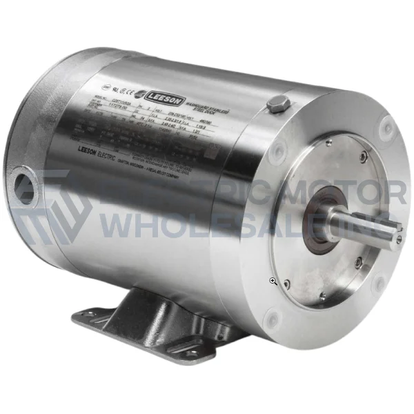 1/2HP LEESON 1746RPM 56C TENV 3PH STAINLESS WASHDOWN MOTOR 117266.00