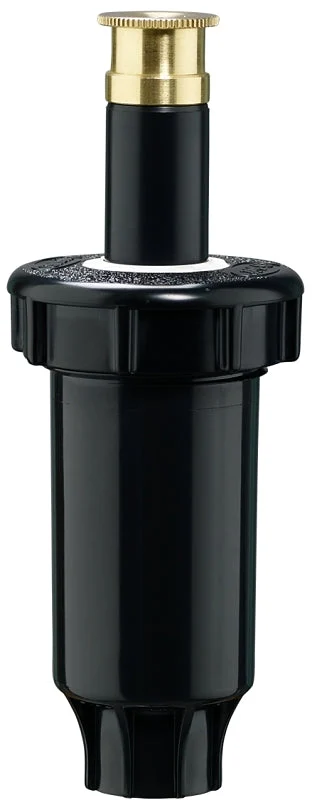 Orbit 54522/54243 Spring Loaded Sprinkler with Brass Nozzle, 1/2 in Connection, 15 ft, Full-Circle, Brass, Pack of 25