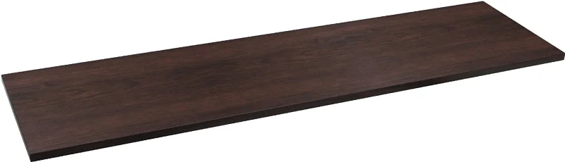 Knape & Vogt 1980 ESP 8X36 Series Shelf Board, 36 in L, 8 in W, Espresso, For: KV Standard/Bracket Shelving Systems, Pack of 5