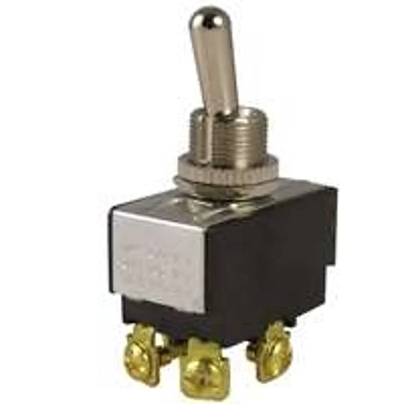 Gardner Bender GSW-14 Switch, 125/250 V, DPST, Screw Terminal, Silver