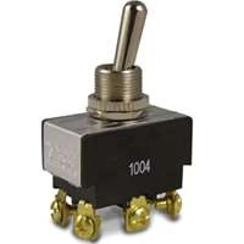 Gardner Bender GSW-15 Series Toggle Switch, 125/250 V, DPDT, Screw Terminal