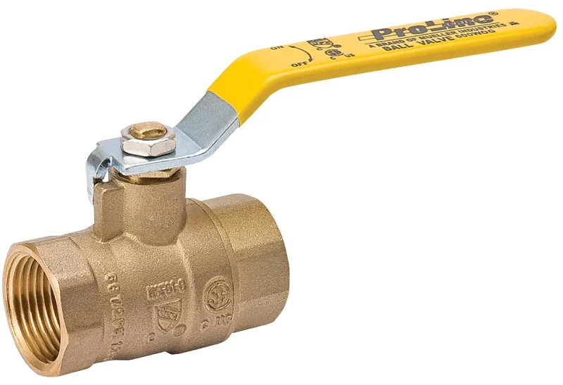 B & K 107-813NL Ball Valve, 1/2 in Connection, FPT x FPT, 125, 600 psi Pressure, Manual Actuator, Brass Body