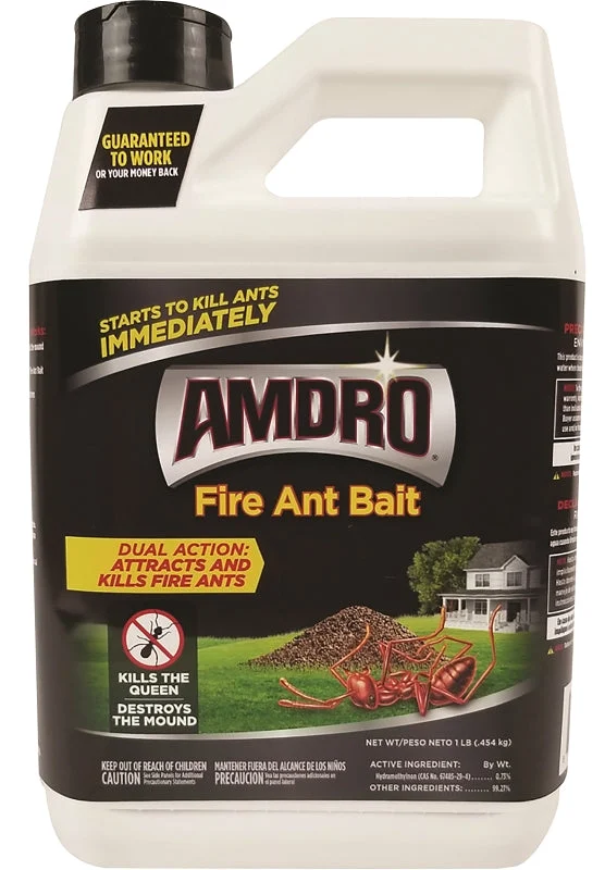 Amdro 100099070 Fire Ant Bait, Granular, Characteristic Vegetable Oil, 1 lb Can