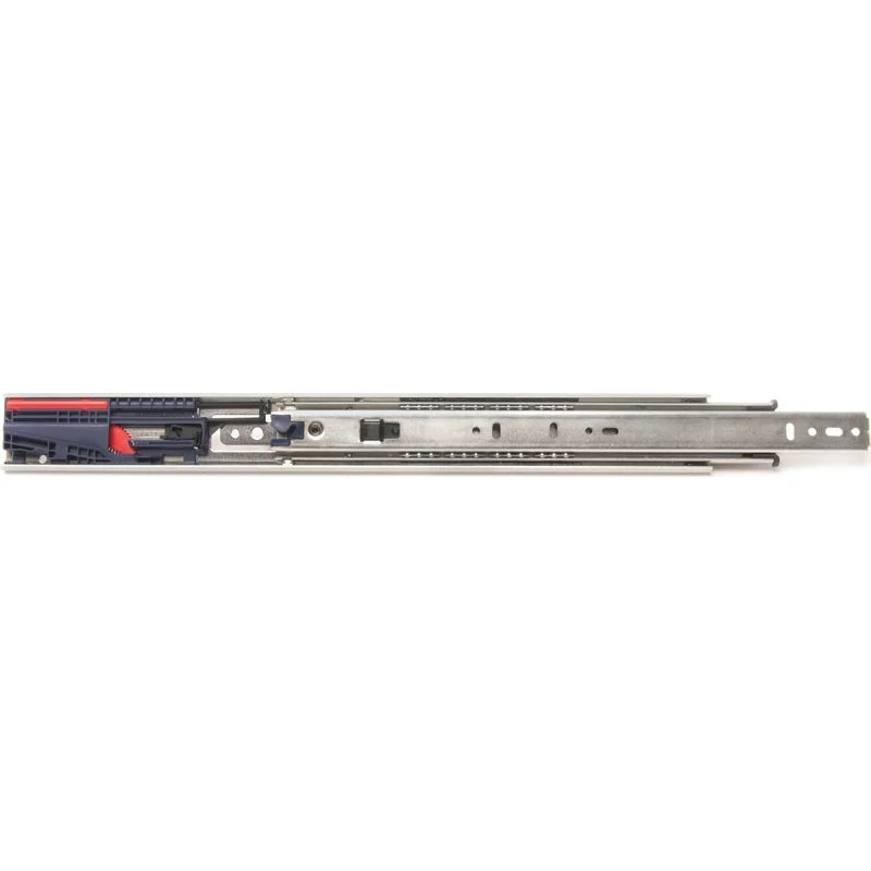 Knape & Vogt 8450FMP 20 Drawer Slide, 20 in L Extension, 100 lb, 1/2 in W Rail, Anochrome