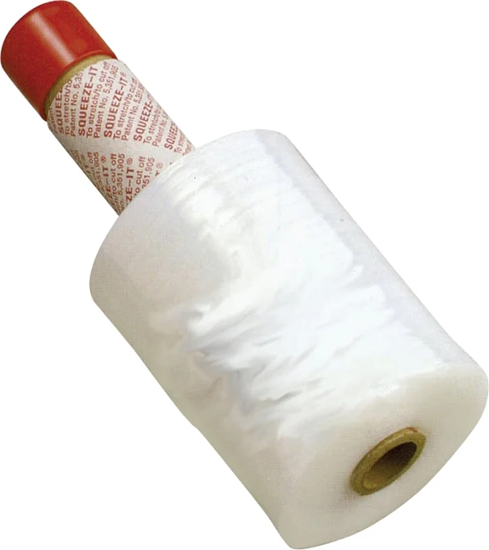 Nifty Wrapper ST51 Stretch Film, 1000 ft L, 5 in W, 80 ga Thick, Plastic, Clear