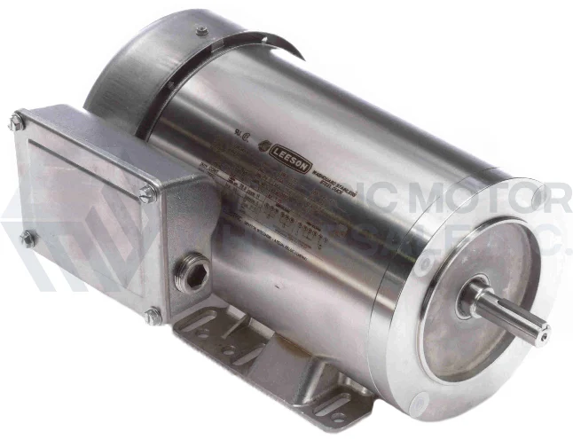 1.5HP LEESON 3450RPM 56HC TEFC 1PH SST WASHDOWN MOTOR 116482.00