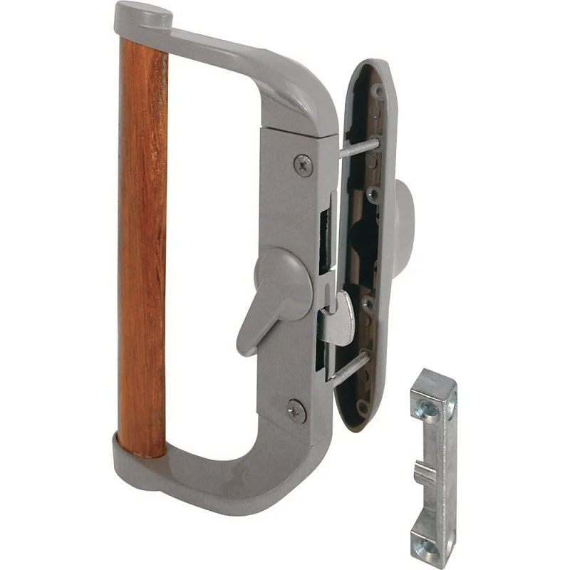 Prime-Line C 1016 Handleset, Aluminum, For: 7/8 to 2-3/8 in THK Glass Sliding Doors