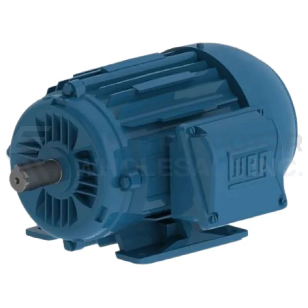 2HP WEG 1755RPM 90L FRAME IP55 B3 IEC TRU-METRIC MOTOR 00158ET3W90L-W22