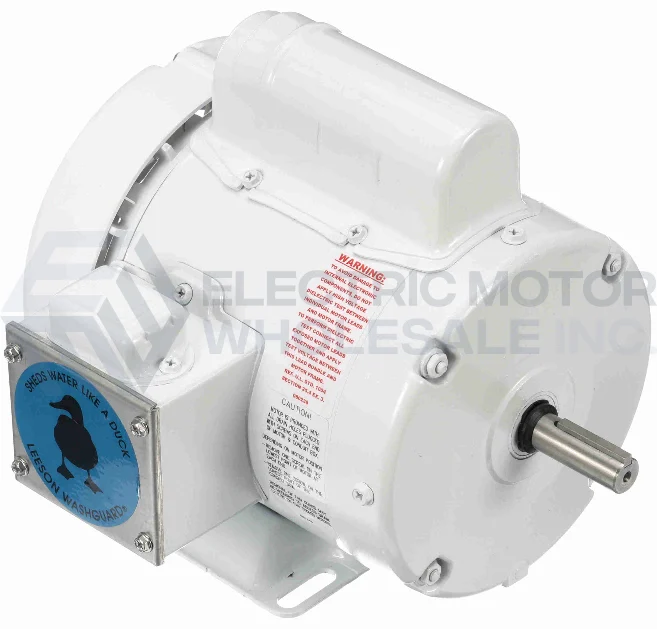 1/2HP LEESON 1725RPM 56 TEFC 1PH EPOXY WASHDOWN MOTOR 112431.00