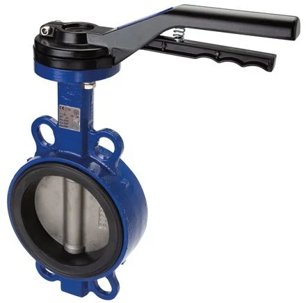 DN100 (4 inch) PN16 Wafer Butterfly Valve GG25-GGG40 polyamide-coated-EPDM (Composite)