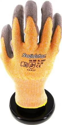 Protective Gloves Fine Knit Special Fabric PU Coating Size 11 [12 Pieces]