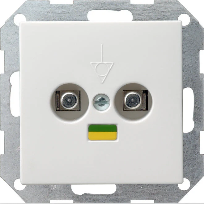 Gira System 55 Potential Equalization Socket Outlet - 040503